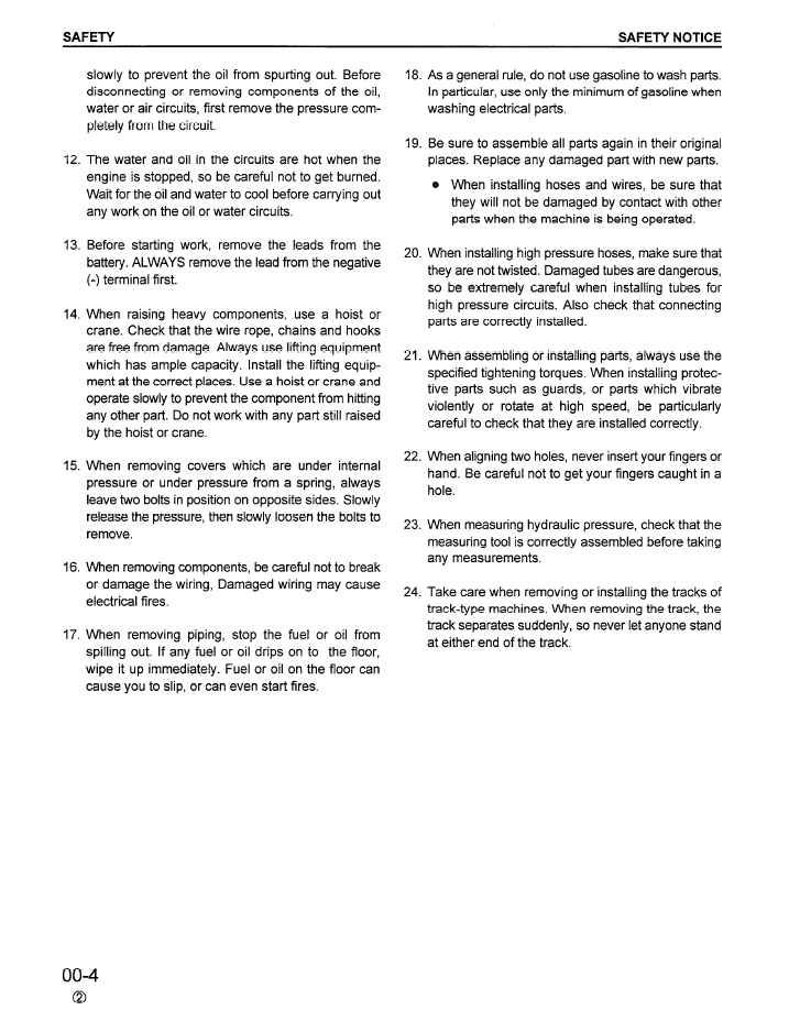 Komatsu PC300LC-6 PC300HD-6 Workshop Manual CEBD3006C2 PDF