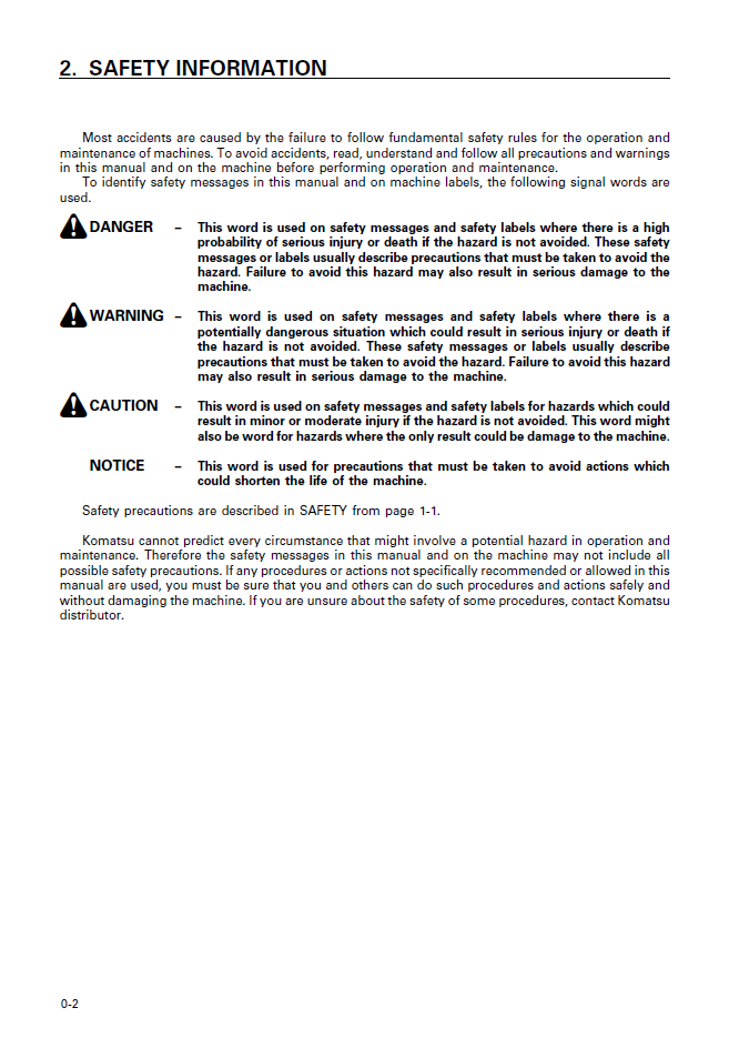 Komatsu PC300 / PC350 Excavator Service & Maintenance Guide | SEAM009003T PDF