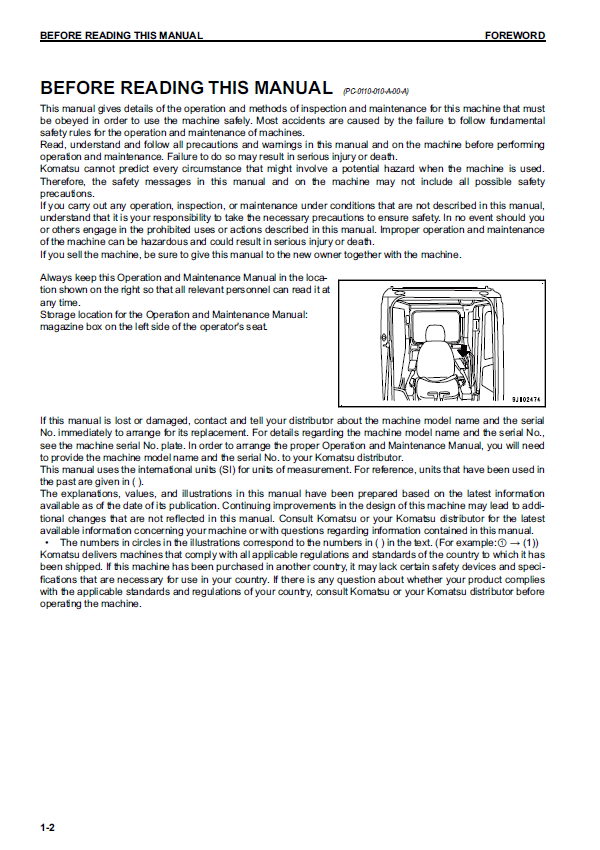 Komatsu PC360LC-10 Manual TEN00521-04 – PDF Download