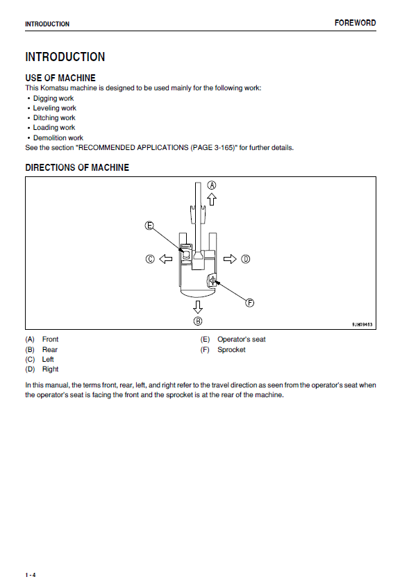 Komatsu PC400-8 / PC450-8 Operation & Maintenance Manual (PDF)
