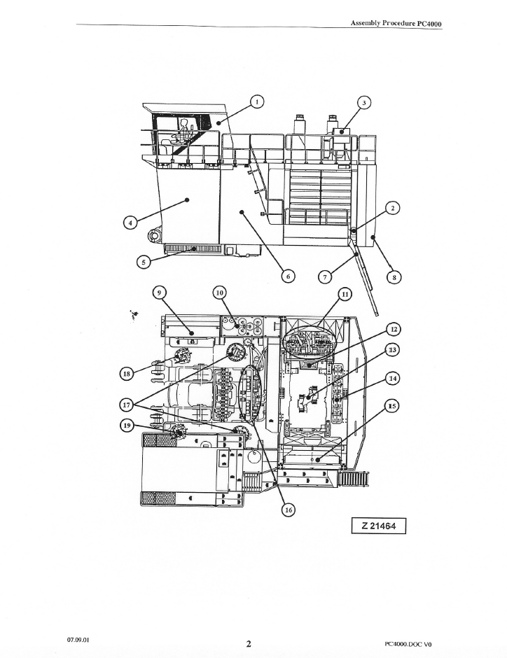 Komatsu PC4000 Hydraulic Mining Shovel Assembly Manual CEAWDPC4000
