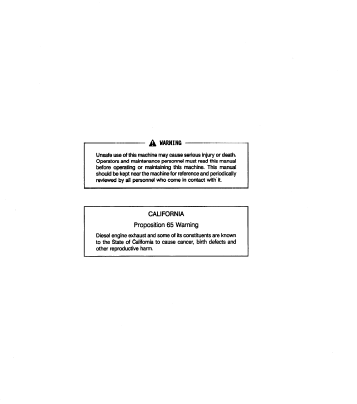 Komatsu PC400LC-6 PC400HD-6 Operation Maintenance Manual