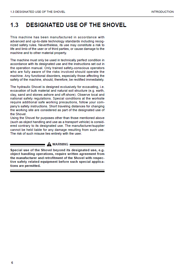 Komatsu PC5500-6 Hydraulic Mining Shovel Manual (OG_PC5500-6_15038 PDF Download)