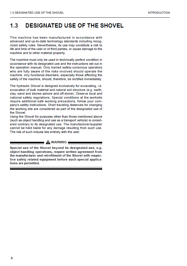 Komatsu PC5500-6 Hydraulic Mining Shovel Manual (OG_PC5500-6_15045 PDF Download)