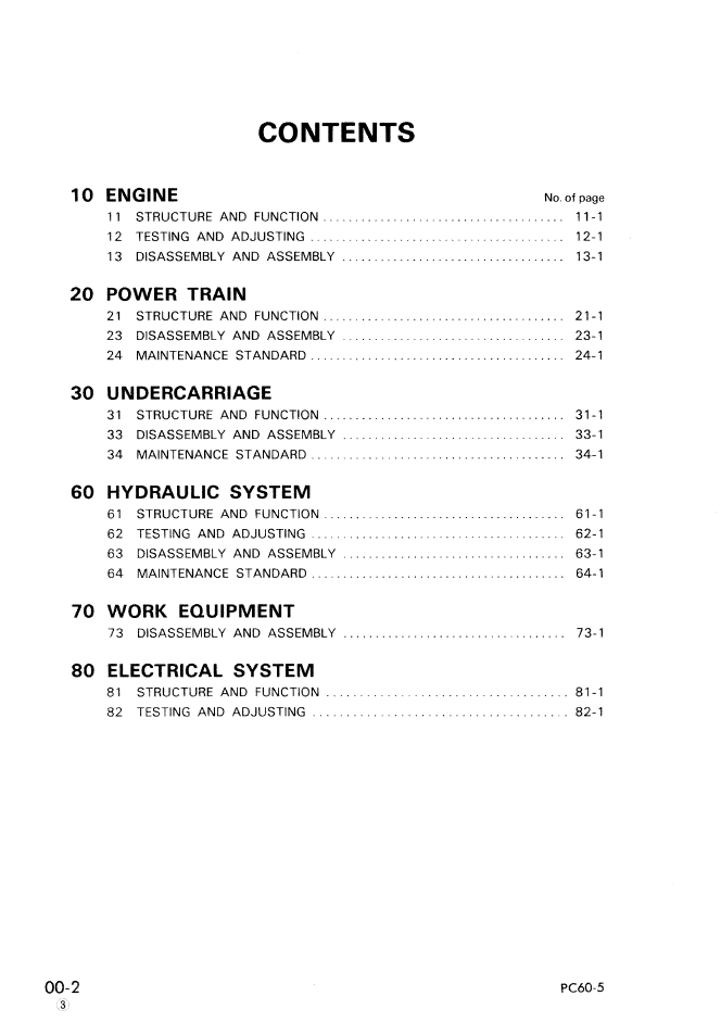 Komatsu PC60-5 Engine Shop Manual PDF – SEBM02010505