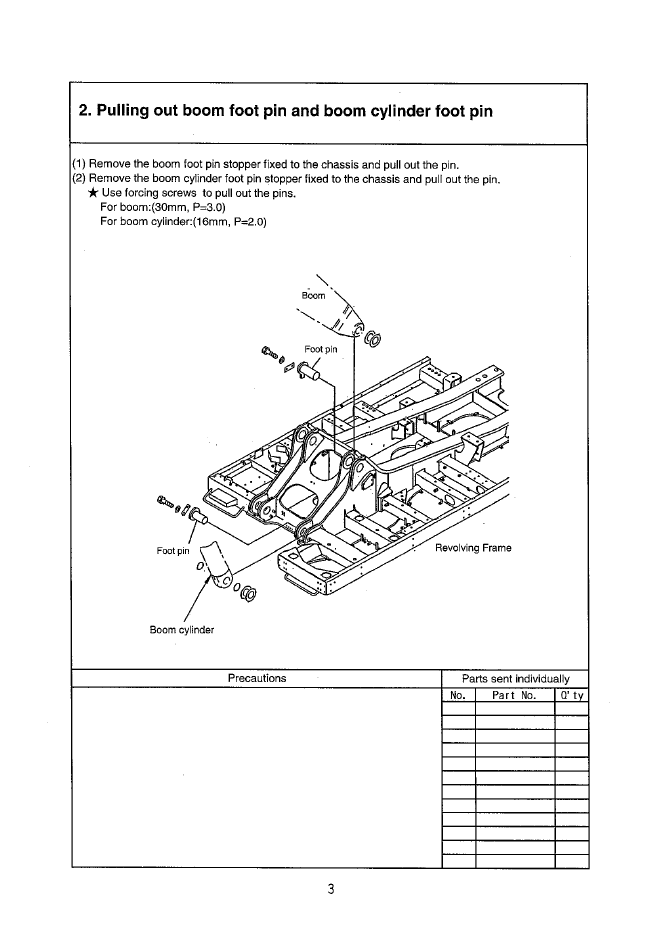 Komatsu PC600-6, PC600LC-6 Field Assembly Technical Manual (Pub. No. SEAWD04900)