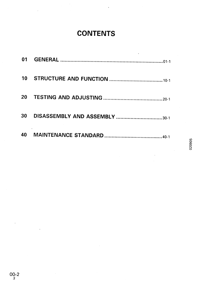 Komatsu PC650-5 Hydraulic Excavator Repair Manual SEBM000607