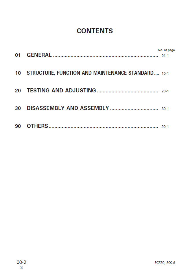 Komatsu PC750-6 Engine Repair Manual SEBM025305 PDF