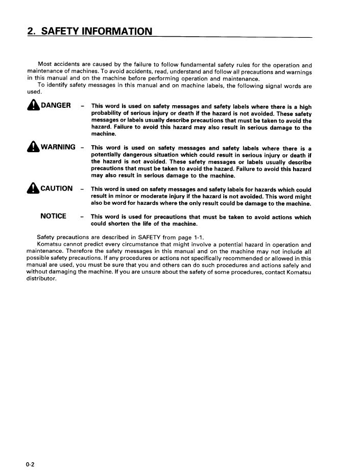 Komatsu PC75UU-3 Excavator Service & Maintenance Guide | SEAM023201T PDF