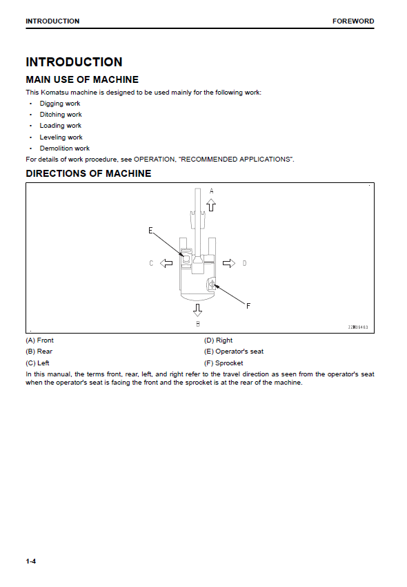 Komatsu PC78US-10 Maintenance & Operation Manual PDF | Owner’s Handbook