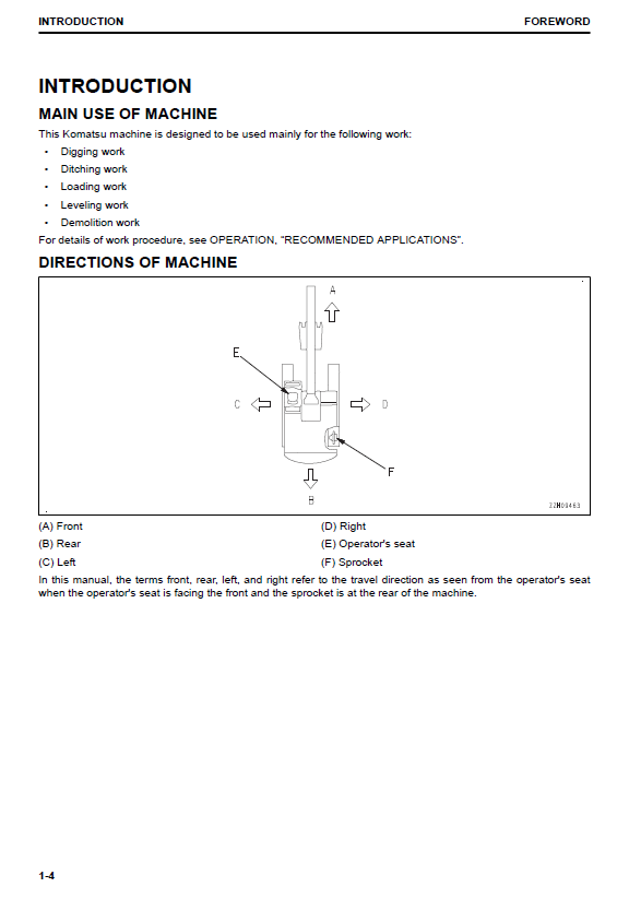 Komatsu PC88MR-10 Hydraulic Excavator Maintenance Manual PDF
