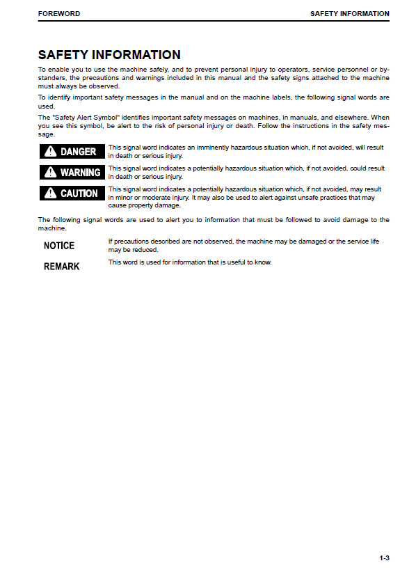 Komatsu PC88MR-10 Operation and Maintenance Guide PDF