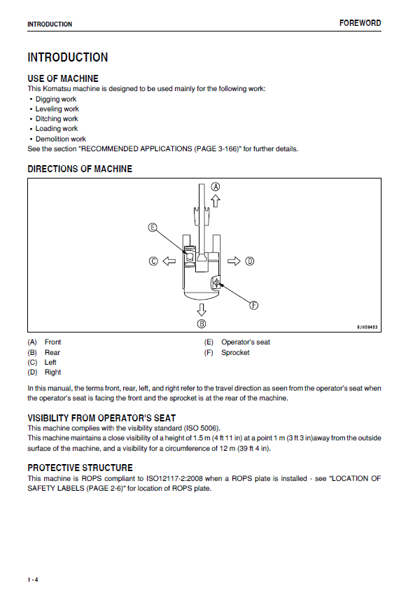 Komatsu PC88MR-8 Hydraulic Excavator PDF Manual