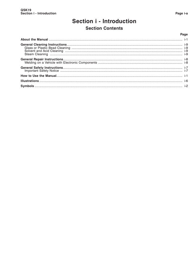Komatsu QSK19 Engine Maintenance & Repair Manual PDF