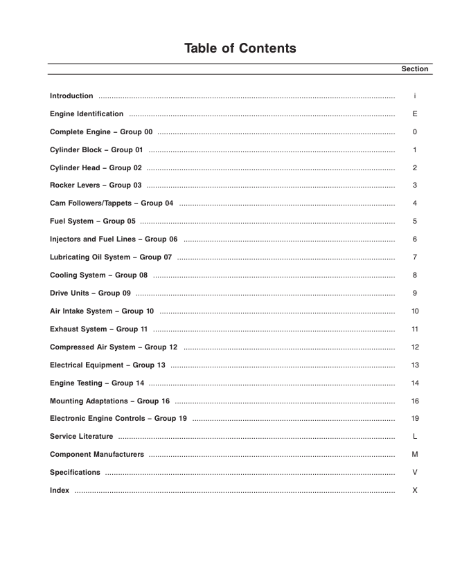 Komatsu QSK19 Series Engine Service Manual PDF