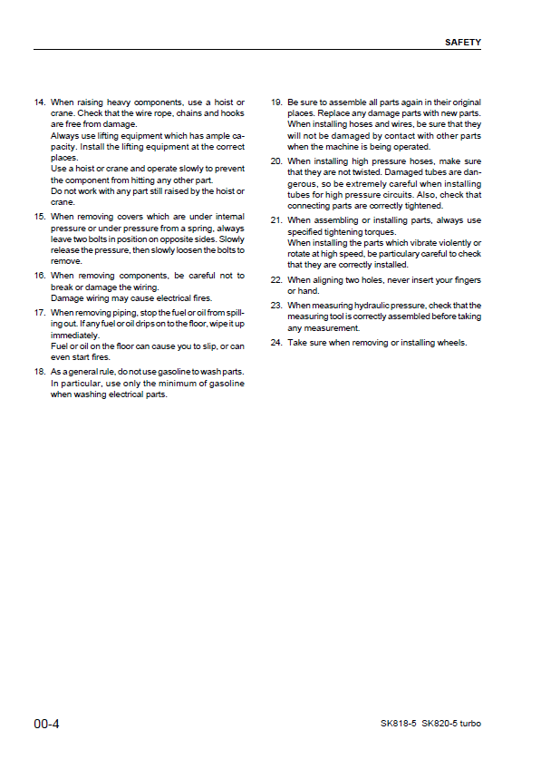 Komatsu SK818-5, SK820-5 Turbo Skid-Steer Loader Workshop Repair Shop Manual PDF