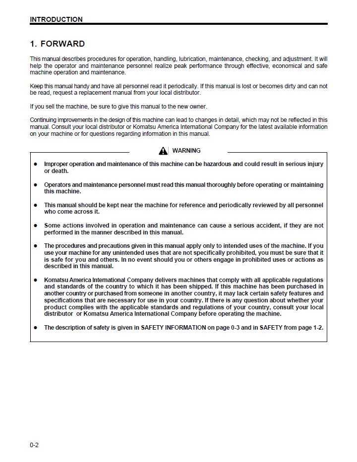 Komatsu WA120-3 WA120L-3 Wheel Loader Service & Maintenance Manual (CEAM002303)