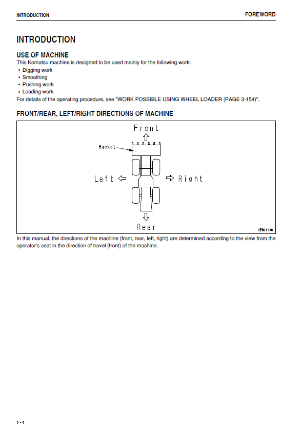 Komatsu WA1200-6 Operator Manual PDF – TEN00511-07 Heavy Equipment Guide