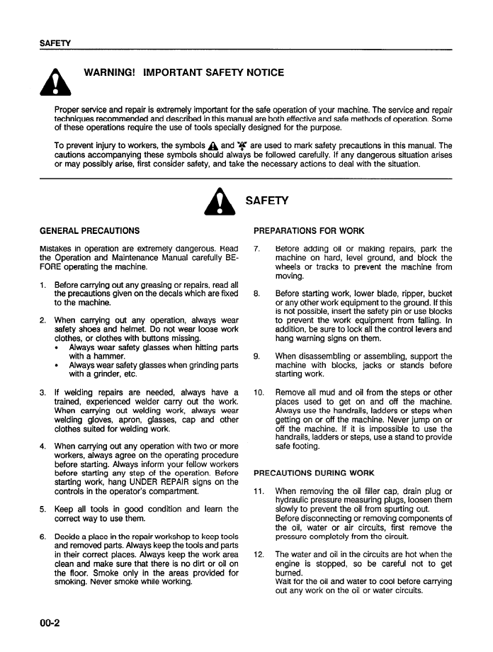 Komatsu WA180-1LC Loader Maintenance Guide CEBDW17020 PDF