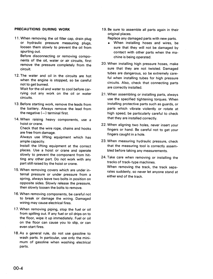 Komatsu WA20-1 Wheel Loader Service Manual SEBM03610100