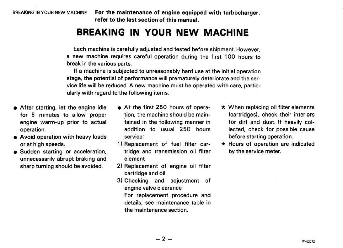 Komatsu WA200-1 Maintenance Guide and Manual SEAM04190103