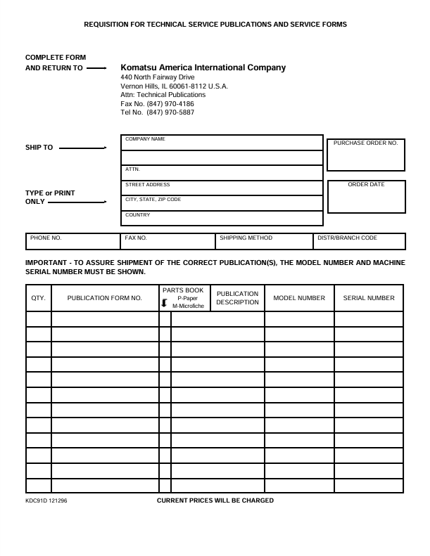 Komatsu WA250-3 Wheel Loader O&M Manual PDF Download