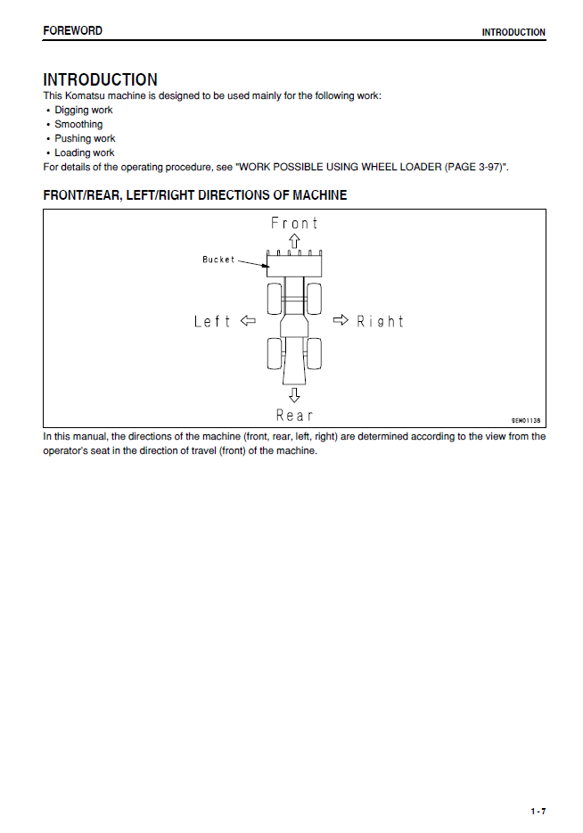 Komatsu WA250PTL-5 Maintenance Manual SEAM059200T PDF