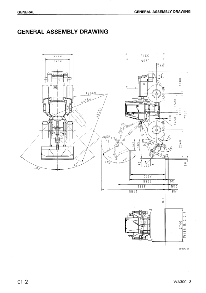 Komatsu WA300L-3 Workshop Manual PDF – SEBM017300