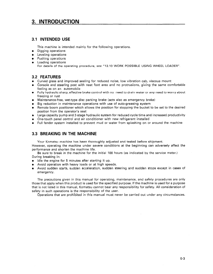 Komatsu WA320-3 Loader Operation & Servicing Manual (SEAD006101)