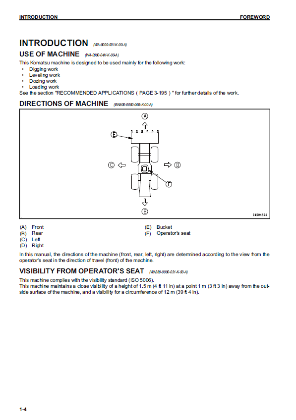 Komatsu WA320-7 Wheel Loader: Operation and Repair Manual PDF