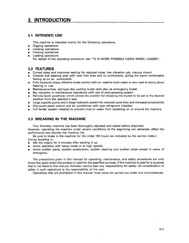 Komatsu WA380-3 Loader Operation & Servicing Manual (SEAD005801)