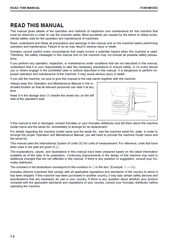 Komatsu WA380-8 Maintenance Manual CEAM030202 PDF