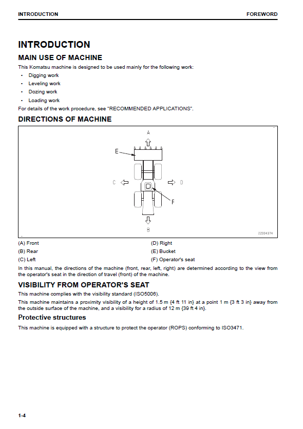 Komatsu WA380-8 Wheel Loader Operator & Maintenance Manual PDF [TEN00706-03]