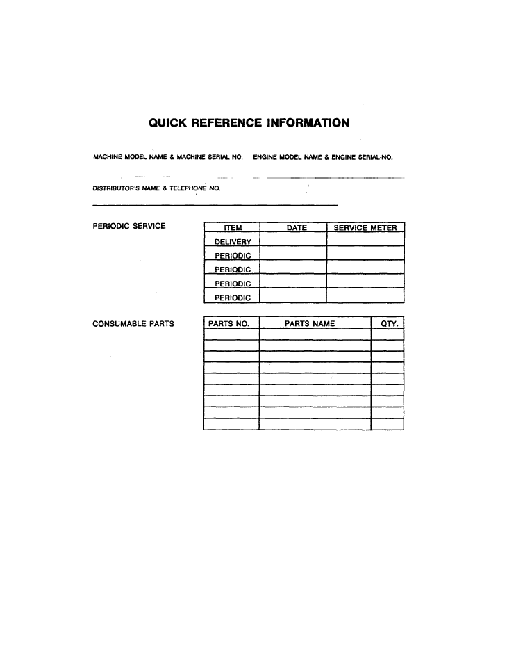 Komatsu WA420-1LC Loader Operation and Maintenance Instructions (Pub. SEADU424KD10)
