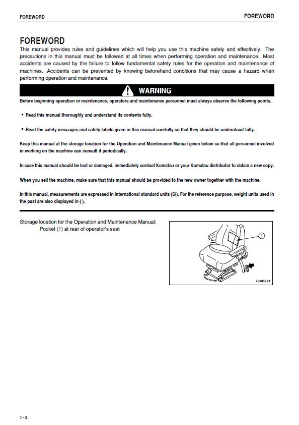 Komatsu WA430-5 Operation & Maintenance Manual Download PDF