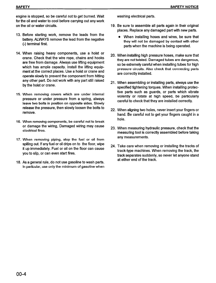 Komatsu WA450-3 Loader Maintenance and Repair Manual CEBD000401 PDF