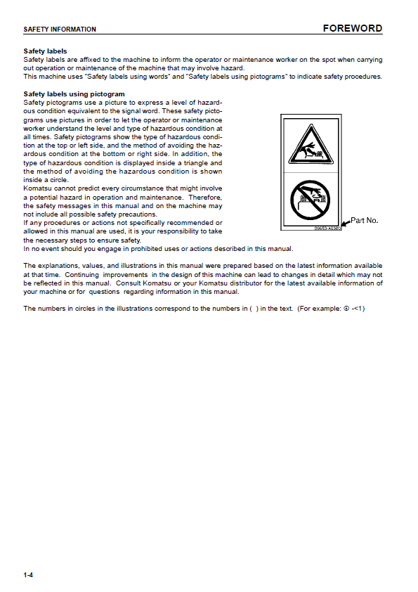 Komatsu WA480-5H Wheel Loader Owner’s Operation & Maintenance Manual (PDF)