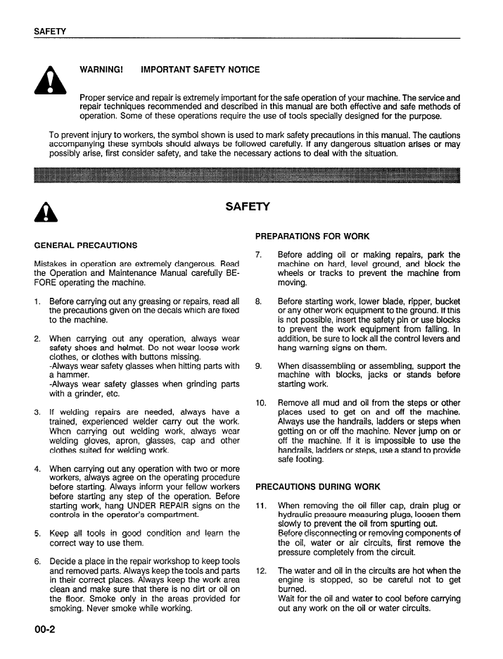 Komatsu WA500-1L Service Manual CEBDW25010 PDF