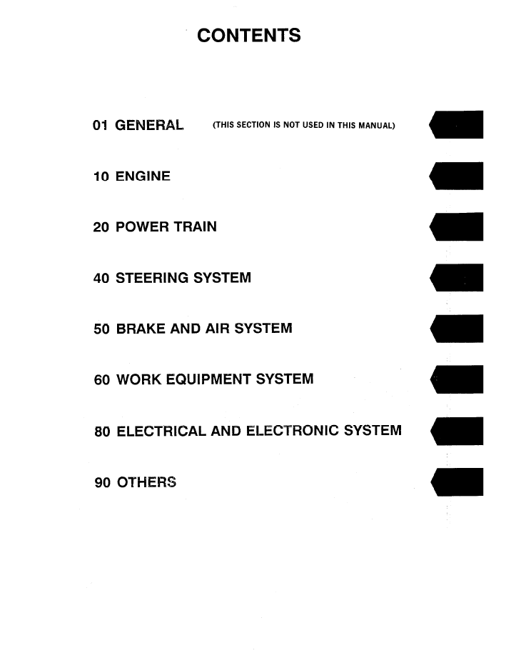 Komatsu WA500-1 Loader Maintenance & Shop Technical Manual SEBD04250107 PDF