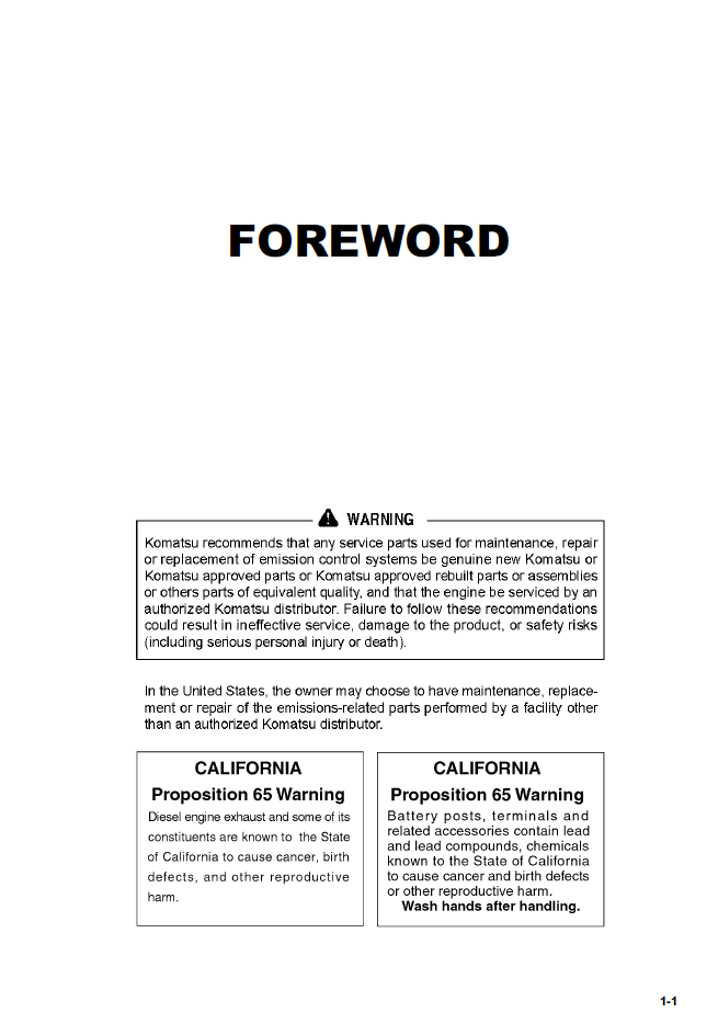 Komatsu WA500-7 Maintenance Manual CEAM026604 PDF