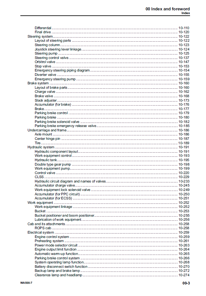 Komatsu WA500-7 Workshop Manual SEN05693-04 PDF