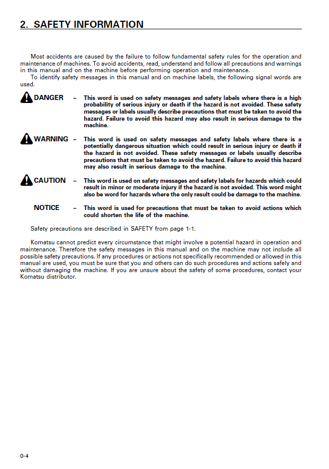 Komatsu WA600-3 Maintenance Manual SEAM056100P PDF