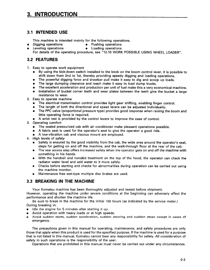 Komatsu WA800-2 Mining Loader Field Operation & Maintenance Guide SEAD004001 PDF