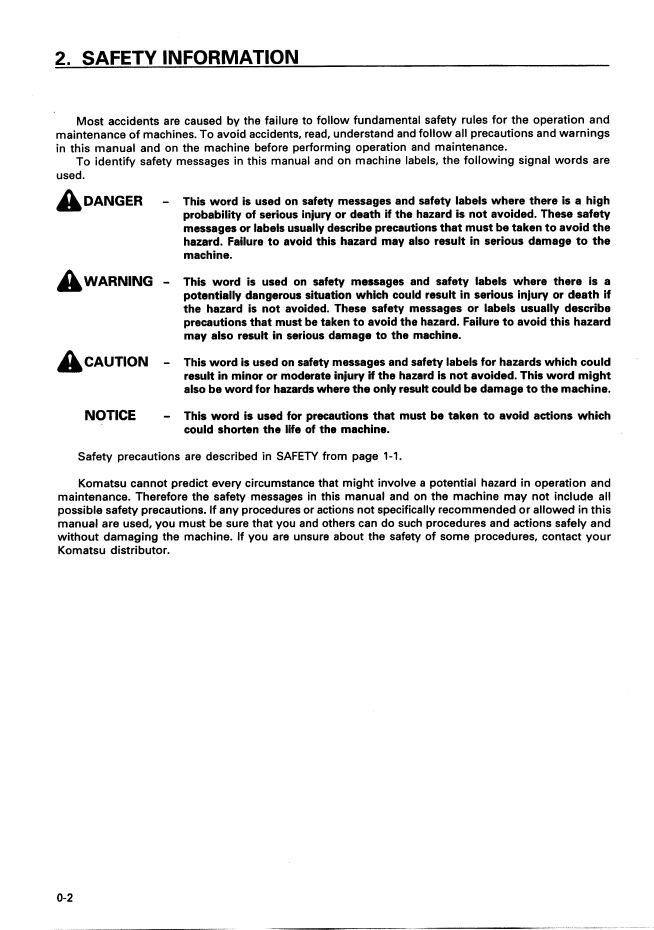 Komatsu WA800-3 Wheel Loader Maintenance Guide (SEAM018601)