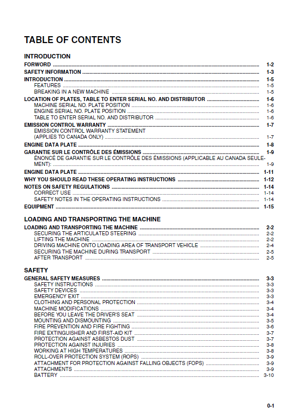 Komatsu WA85-3 Wheel Loader Owner's Manual – PDF Download