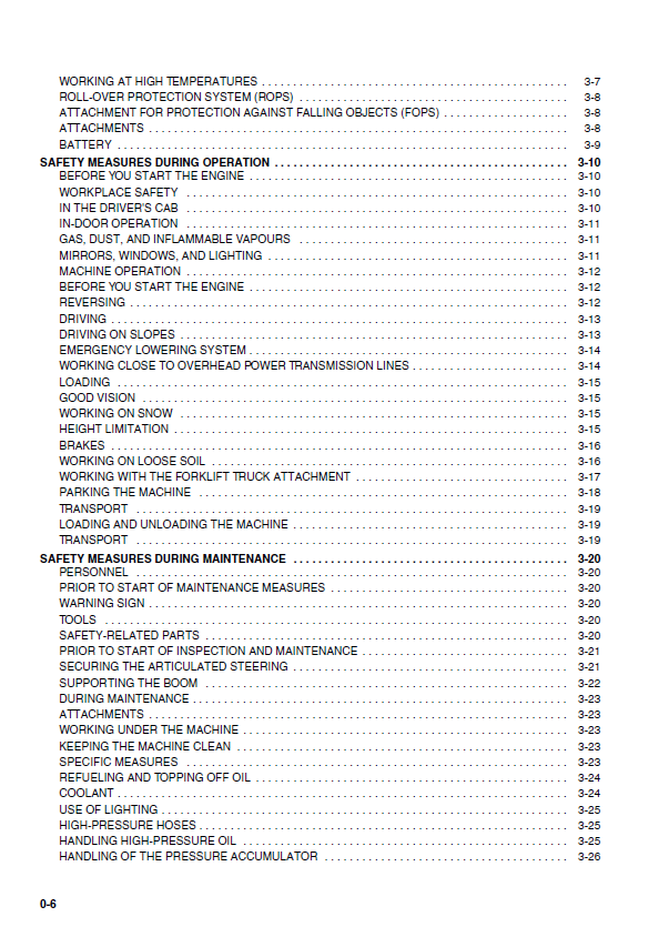 Komatsu WA85-3 Wheel Loader Owner’s Manual & Safety PDF Download