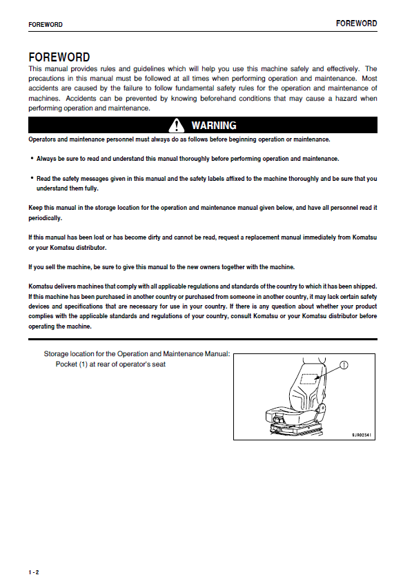 Komatsu WA900 Operation & Maintenance Manual TEN00009-02 PDF