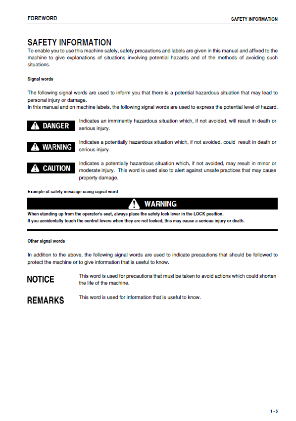 Komatsu WA900 Service Manual TEN00009-02 Operation & Maintenance