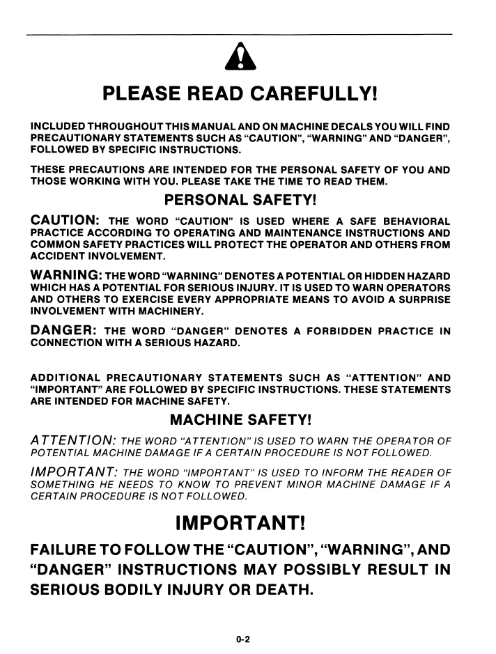 LB-620 General Loader Backhoe Service Manual 40062010 PDF