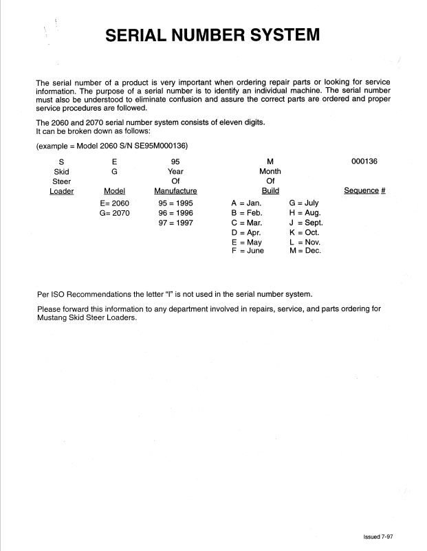 MUSTANG 2060 and 2070 Maintenance Manual 001-69975